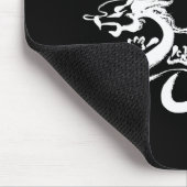 Weißes Jahr der Drache-Kalligraphie 2012 Mousepad (Ecke)