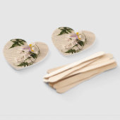 Weißes Jasmin mit Skript Fächer (Non-assembled)