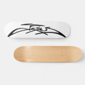 Weißes Jesus-Skateboard Skateboard (Horizontal)