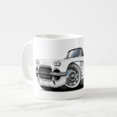 Weißes Kabriolett 1962 Korvette Kaffeetasse (Vorderseite Links)