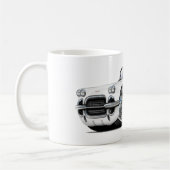 Weißes Kabriolett 1962 Korvette Kaffeetasse (Links)