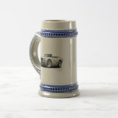 Weißes Kabriolett 1969 Buicks GS Bierglas (Vorderseite Links)