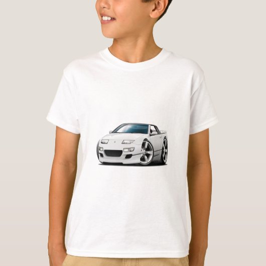 Weißes Kabriolett Nissans 300ZX T-Shirt (Vorderseite)
