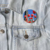 Weißes kanadisches Tulpe-Festival, Friedensturm Button (Beispiel)