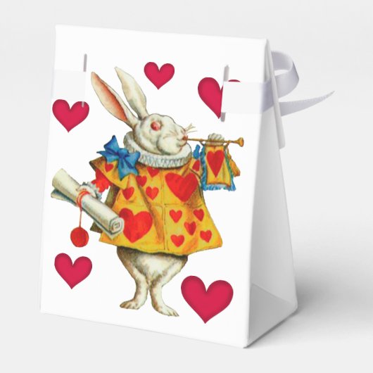 Weißes Kaninchen 1 Geschenkschachtel (Rückseite)