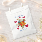 Weißes Kaninchen 1 Geschenktütchen (Ausgeschnitten)