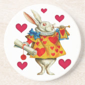 Weißes Kaninchen 1 Untersetzer (Vorne)