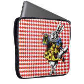 Weißes Kaninchen Alice im Wunderland Diamonds Laptopschutzhülle (Vorne Rechts)