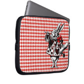 Weißes Kaninchen-Alice im Wunderland Laptop-Sieb Laptopschutzhülle (Vorne Rechts)