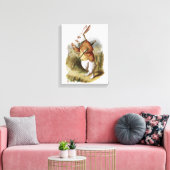 Weißes Kaninchen - Alice im Wunderland Leinwanddruck (Insitu (Wohnzimmer))