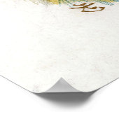 Weißes Kaninchen - Alice im Wunderland Poster (Ecke)