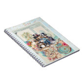 Weißes Kaninchen, Alice & Mad Hatter in den Top Ha Notizblock (Rechte Seite)