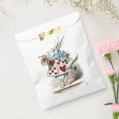 Weißes Kaninchen Alice Wunderland Herz Geschenktütchen (Versiegelt)