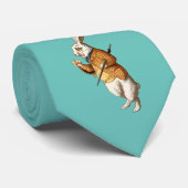 Weißes Kaninchen (Alice's Adventures in Wonderland Krawatte (Gerollt)