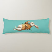 Weißes Kaninchen (Alice's Adventures in Wonderland Seitenschläferkissen (Vorderseite)