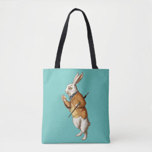Weißes Kaninchen (Alice's Adventures in Wonderland Tasche
