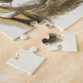 Weißes Kaninchen aus Vintager Alice im Wunderland Puzzle (Seite)