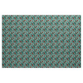 Weißes Kaninchen bei Rose Stoff (Yard (91,4 cm))