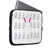 weißes Kaninchen-Case Laptopschutzhülle (Vorne Rechts)