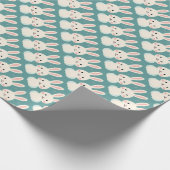 Weißes Kaninchen Geschenkpapier (Ecke)