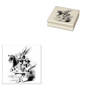 Weißes Kaninchen Gummistempel (Stempel)