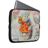 Weißes Kaninchen Herz Alice Classic Laptopschutzhülle (Vorne Rechts)