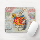Weißes Kaninchen Herz Alice Classic Mousepad (Mit Mouse)