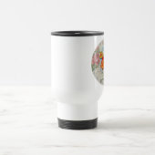 Weißes Kaninchen Herz Alice Classic Reisebecher (Mittel)