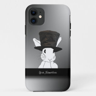 Weißes Kaninchen in Zylinder iPhone 5 Fall Case-Mate iPhone Hülle