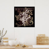 Weißes Kaninchen-Kärntner Stil Poster (Küche)