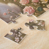 Weißes Kaninchen Puzzle (Seite)