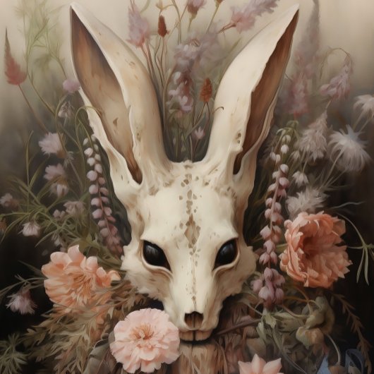 Weißes Kaninchen Seidenpapier