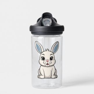Weißes Kaninchen Trinkflasche