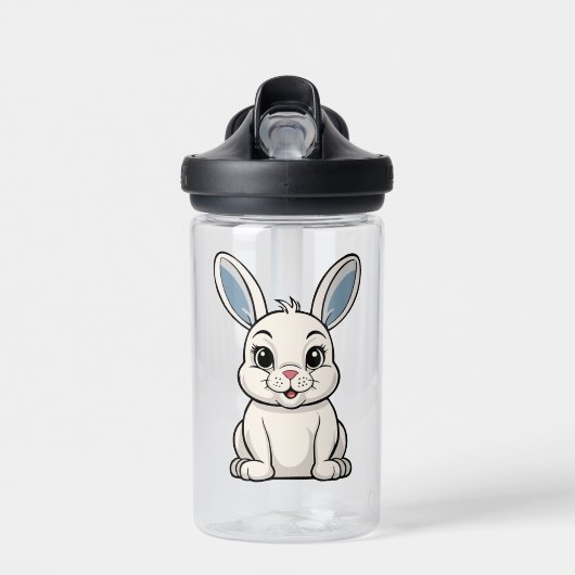 Weißes Kaninchen Trinkflasche (Vorne)