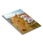 Weißes Kaninchen und blutgelbes Pferd Notizblock (Rechte Seite)