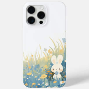 Weißes Kaninchen versteckt sich auf der Wiese Case-Mate iPhone Hülle