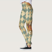 Weißes Kaninchen Vintag Leggings (Links)