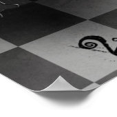 Weißes Kaninchen von LGG 20 Zoll x 30 Zoll, POSTER (Ecke)