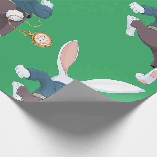 Weißes Kaninchen wegläuft Geschenkpapier