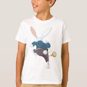 Weißes Kaninchen wegläuft T-Shirt (Vorderseite)