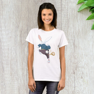 Weißes Kaninchen wegläuft T-Shirt