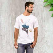 Weißes Kaninchen wegläuft T-Shirt
