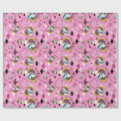 Weißes Kaninchengeschenkverpackung Geschenkpapier (Flach)