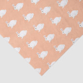 Weißes Kaninchenpapier Seidenpapier (Ausschnitt)