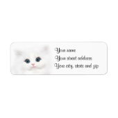 Weißes Kätzchengesicht (Vorne)