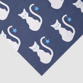 Weißes Katzen-Tissue-Papier Seidenpapier (Ausschnitt)
