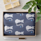 Weißes Katzen-Tissue-Papier Seidenpapier (Geschenk)