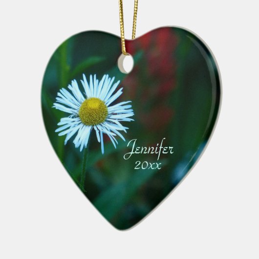 Weißes Keramik Ornament (Links)