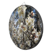 Weißes Kirschbär / Sakura / ラ(桜) Dartscheibe (Vorderseite rechts)