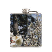 Weißes Kirschbär / Sakura / ラ(桜) Flachmann (Rückseite)